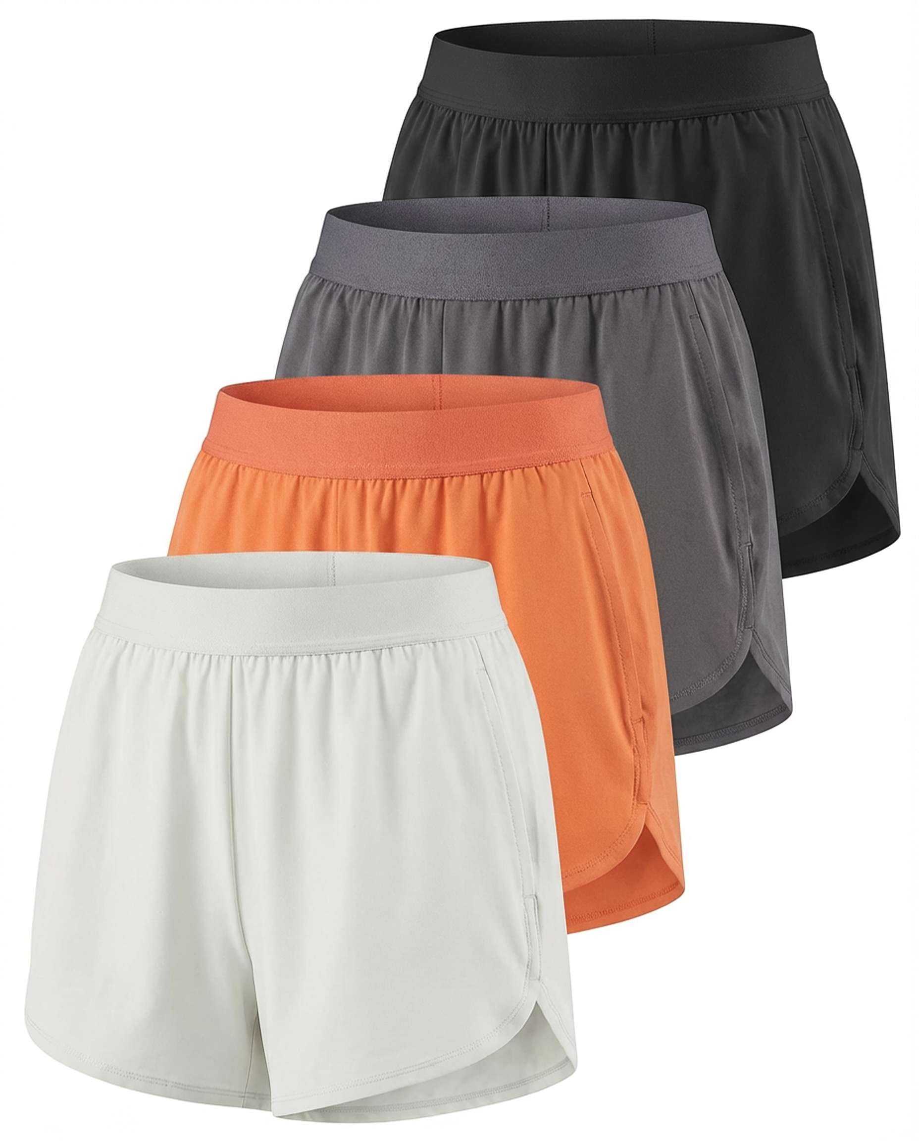 4 Pack: Women's Running Shorts
