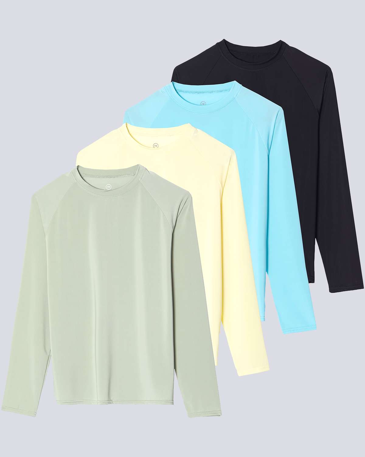 4 Pack: Women's Long Sleeve Rash Guard Shirt Swimwear UPF Sun Protection (Available In Plus Size)