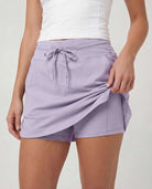 Real Essentials 3 Pack Women's 16" Skorts Skirts Pockets Athletic Golf Tennis Casual Shorts - Set 2