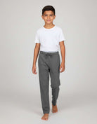 Real Essentials 3 Pack Boys' Pajama Sweatpants Joggers Open Bottom Kids Teens PJs Sweats - Set 2
