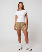 Real Essentials 5 Pack Women's Dry Fit Dolphin Shorts Athletic Running Workout Gym Hiking - Set 2