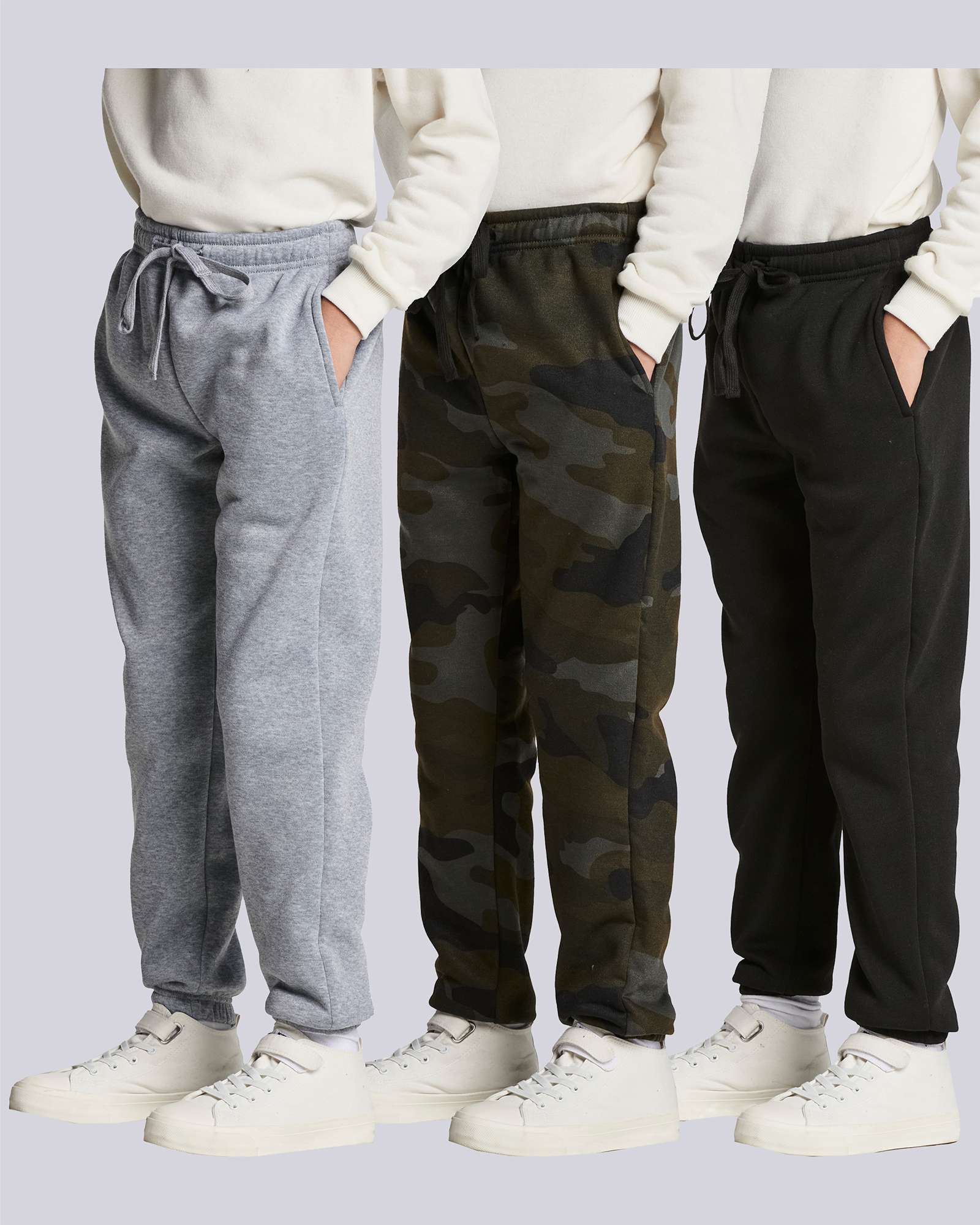3 Pack: Boys' Tech Fleece Jogger Sweatpants
