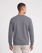 Real Essentials 3 Pack Mens Fleece Pocket Sweatshirt Pullover Long Sleeve Shirts Sweater - Solid Black, Solid Quiet Shade, Grey Heather