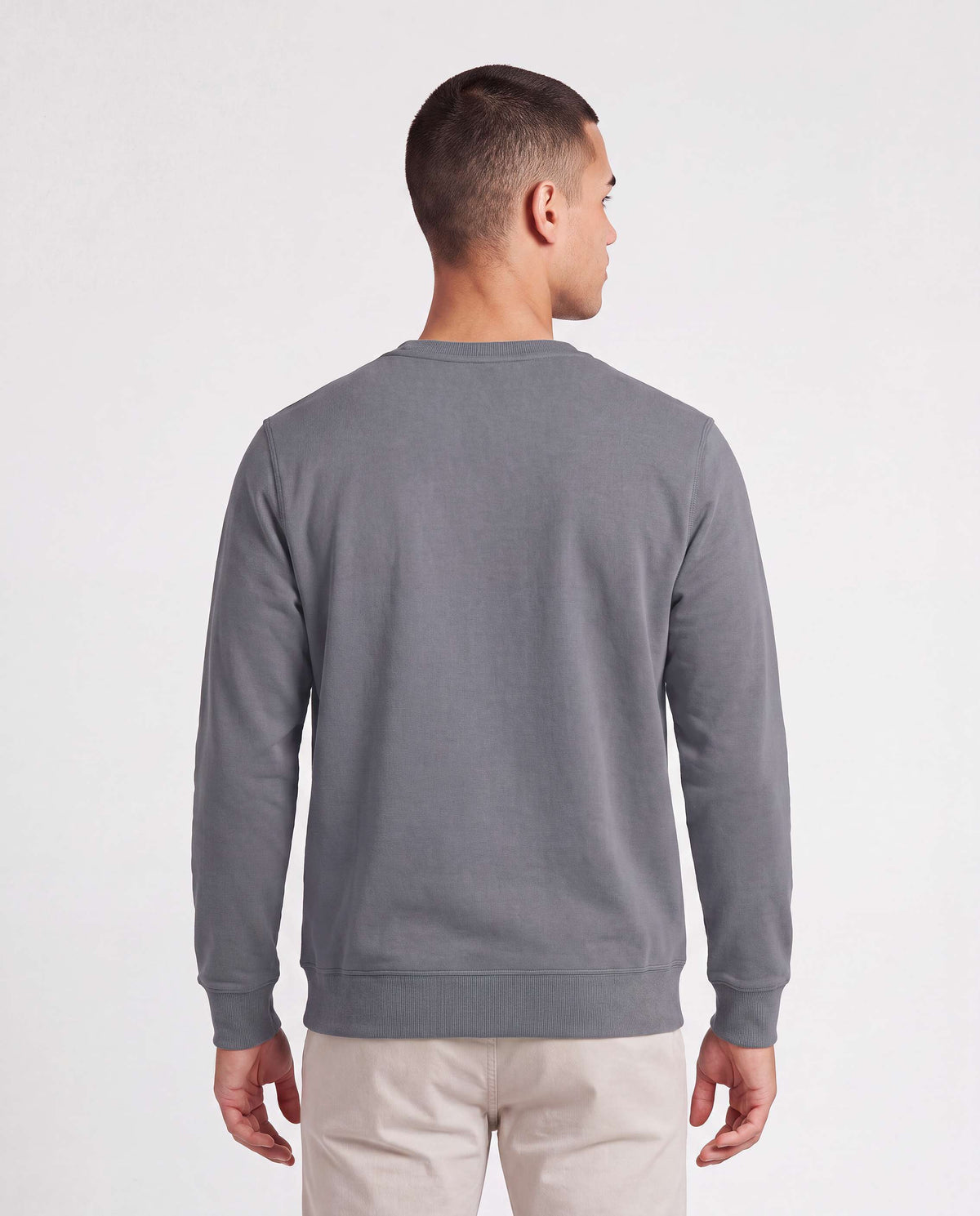 Real Essentials 3 Pack Mens Fleece Pocket Sweatshirt Pullover Long Sleeve Shirts Sweater - Solid Black, Solid Quiet Shade, Grey Heather