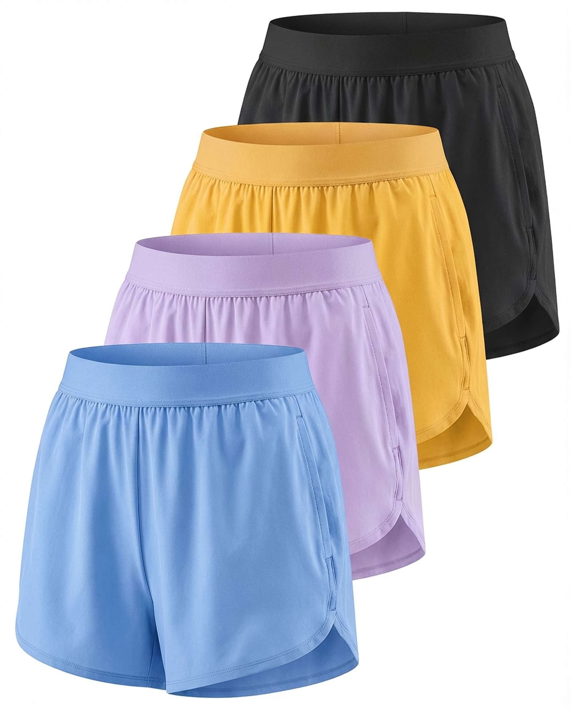 4 Pack: Women's Running Shorts