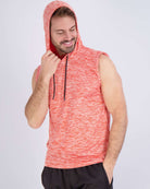 Real Essentials 3 Pack Men's Dry Fit Tank Top Hoodie Sleeveless Workout Gym Muscle Shirts - Set 9