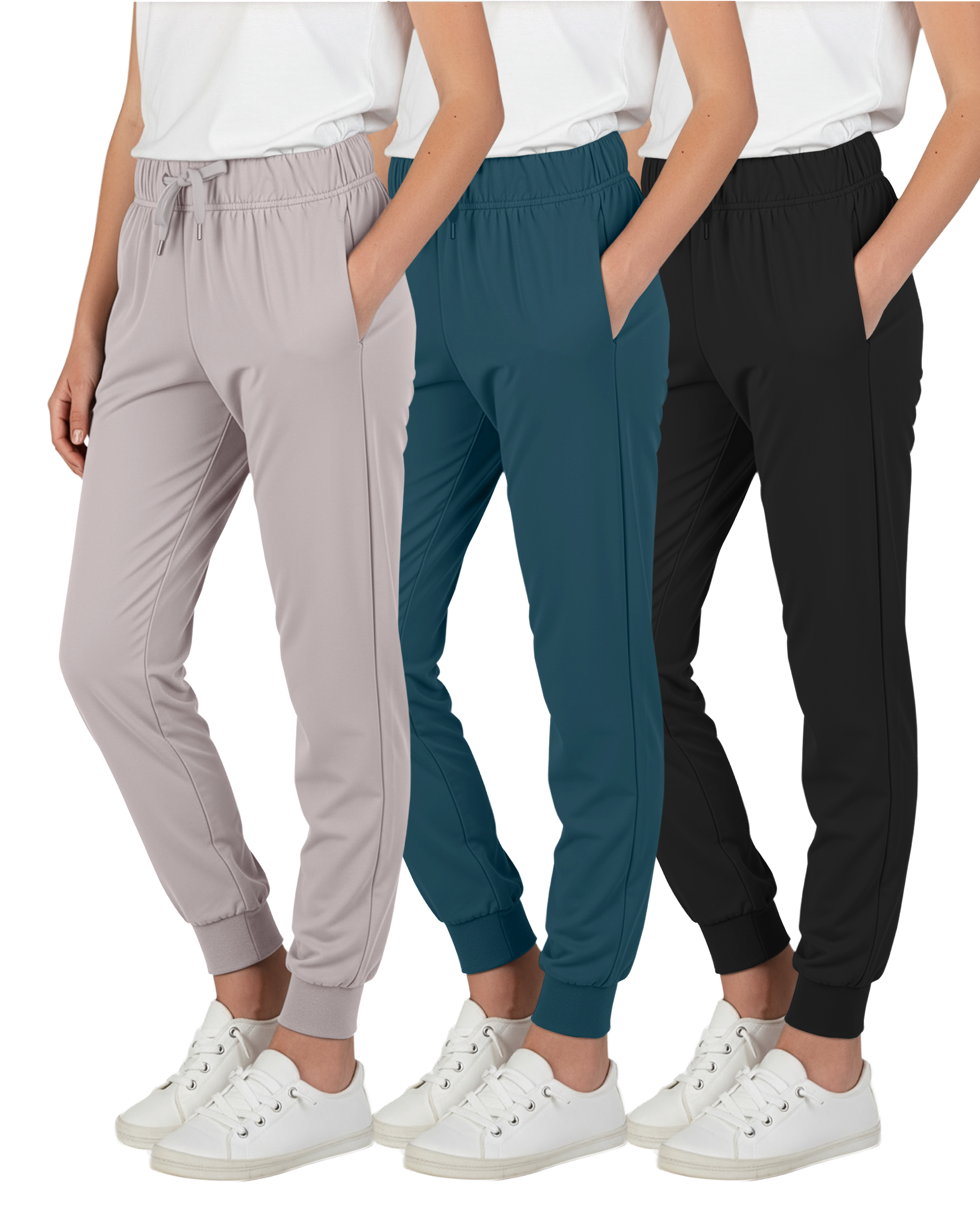 3 Pack: Girls Super-Soft Lounge Jogger Sweatpants